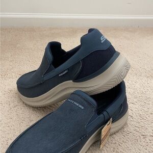 Skechers Men's Blue Slip-On Loafers